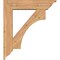 Ekena Millwork Westlake Traditional Smooth Bracket w/ Offset Brace, Western Red Cedar, 7 1/2"W x 32"D x 36"H BKT0806X32X36WTL01SWR - alternate 4